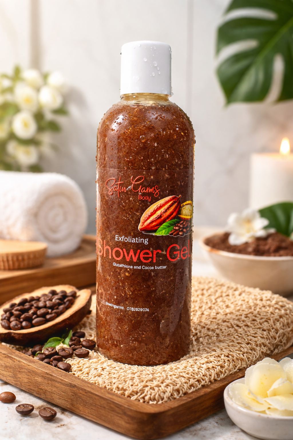 Exfoliating brightening Shower Gel